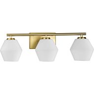 Copeland 3-Light Vanity in Brushed Gold