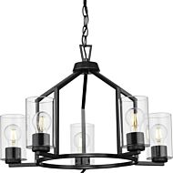 Goodwin 5-Light Chandelier in Matte Black