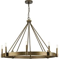 Breckenridge 8-Light Chandelier in Aged Bronze