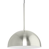 Perimeter 1-Light Pendant in Brushed Nickel