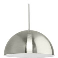 Perimeter 1-Light Pendant in Brushed Nickel