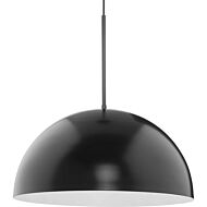 Perimeter 1-Light Pendant in Matte Black