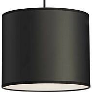 Markor 1-Light Pendant in Black Parchment