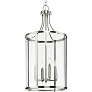 Gilliam 4-Light Hall & Foyer Light in Brushed Nickel