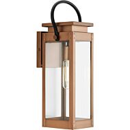 Union Square 1-Light Outdoor Wall Lantern in Antique Copper (Painted)