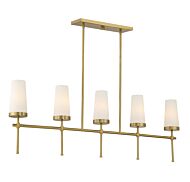 Five Light Linear Chandelier by Savoy House