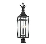 Three Light Outdoor Post Lantern by Savoy House