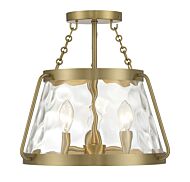 Three Light Semi-Flush Mount by Savoy House