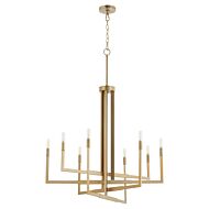 Eight Light Chandelier by Quorum