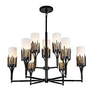 Sawgrass 9-Light Chandelier in Matte Black