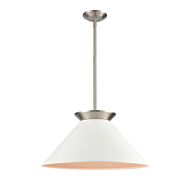 Cavendish 1-Light Pendant in Brushed Nickel