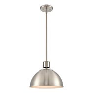 Zayne 1-Light Pendant in Brushed Nickel