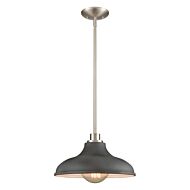 Grenville 1-Light Pendant in Brushed Nickel