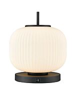 DVI Mount Pearl 1-Light Table Lamp in Graphite