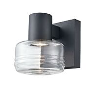 DVI Rouge Valley 1-Light Wall Sconce in Black