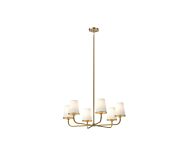 DVI Kanata 6-Light Chandelier in Brass