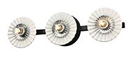 DVI Waverly Heights 3-Light Bathroom Vanity Light in Multiple Finishes and Ebony