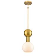 DVI Lillooet 1-Light Pendant in Brass