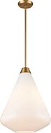 DVI St. Julian 1-Light Pendant in Brass