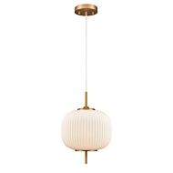 DVI Mount Pearl 1-Light Pendant in Brass