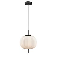 DVI Mount Pearl 1-Light Pendant in Graphite