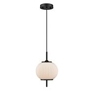 DVI Mount Pearl 1-Light Pendant in Graphite