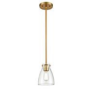 DVI Emma 1-Light Pendant in Brass