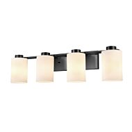 DVI Manitou 4-Light Bathroom Vanity Light in Ebony