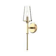 DVI Athenium 1-Light Wall Sconce in Brass