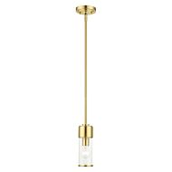 Quincy 1-Light Mini Pendant in Satin Brass