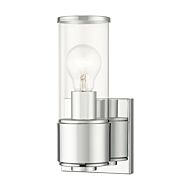 Quincy 1-Light Wall Sconce in Polished Chrome