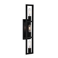 Urban Oasis 3-Light Bathroom Vanity Light in Matte Black