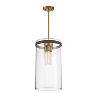 Reflecta 3-Light Pendant in Old Satin Brass