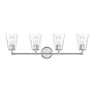 Ingo 4-Light Bathroom Vanity Light in Polished Nickel