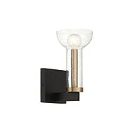 Nova 1-Light Wall Sconce in Matte Black