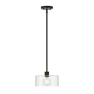 Vibrato 1-Light Pendant in Matte Black