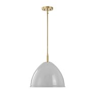 Biba 1-Light Pendant in Brushed Gold