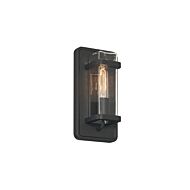 Pearl Street 1-Light Wall Lantern in Black