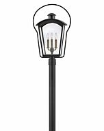 Hinkley Yale 3-Light Outdoor Light In Black