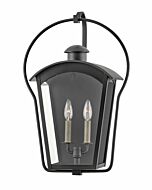 Hinkley Yale 2-Light Outdoor Light In Black