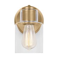 Sayward 1-Light Wall Sconce in Satin Brass by Drew & Jonathan