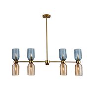 Eight Light Island Pendant by Kalco