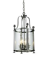 Z-Lite Wyndham 4-Light Pendant Light In Chrome