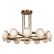 Alonso Chandeliers in Brass