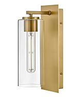 Lane 1-Light LED Wall Sconce in Lacquered Brass