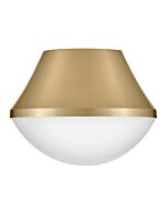 Haddie 1-Light LED Flush Mount in Lacquered Brass