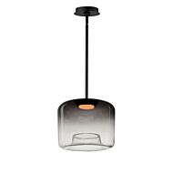 Bombona 1-Light LED Pendant in Black