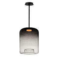 Bombona 1-Light LED Pendant in Black