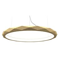 Facet LED Pendant in Sand