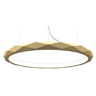 Facet LED Pendant in Sand